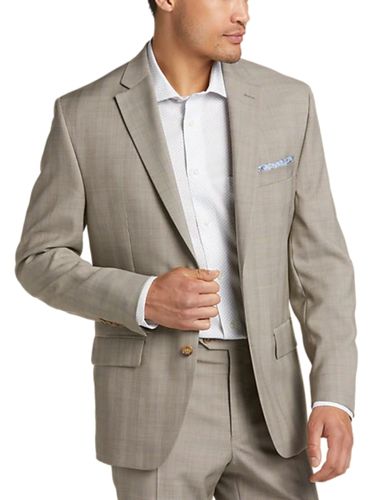 Lauren By Ralph Lauren Classic Fit Suit, Tan Plaid