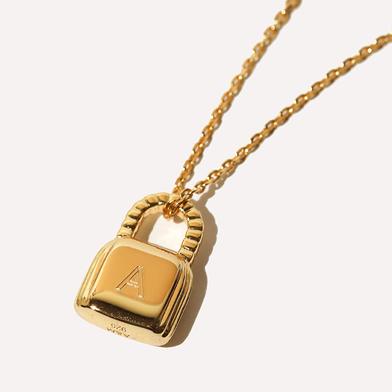 Padlock Pendant Necklace