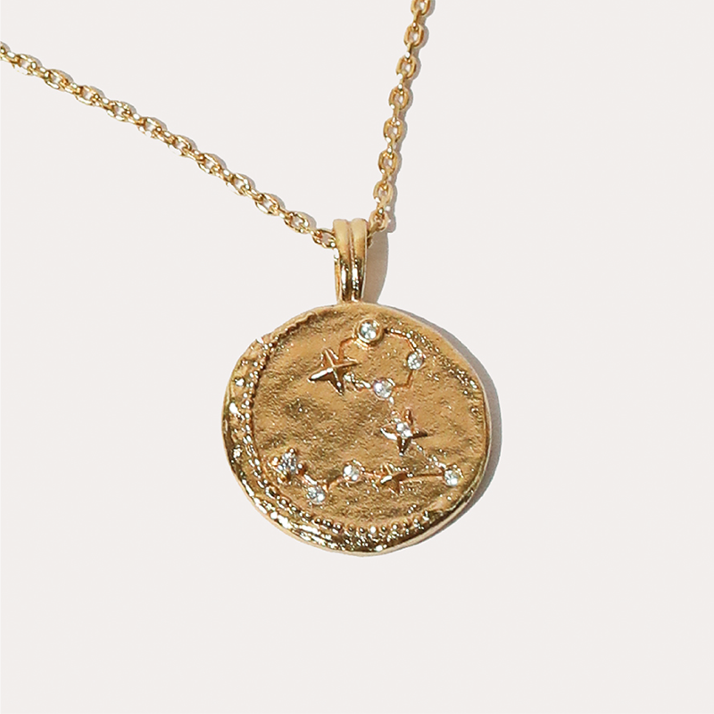 Zodiac Pendant in Gold