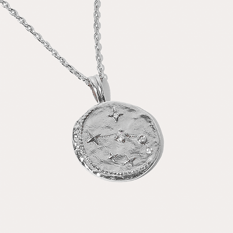 Zodiac Pendant in Silver
