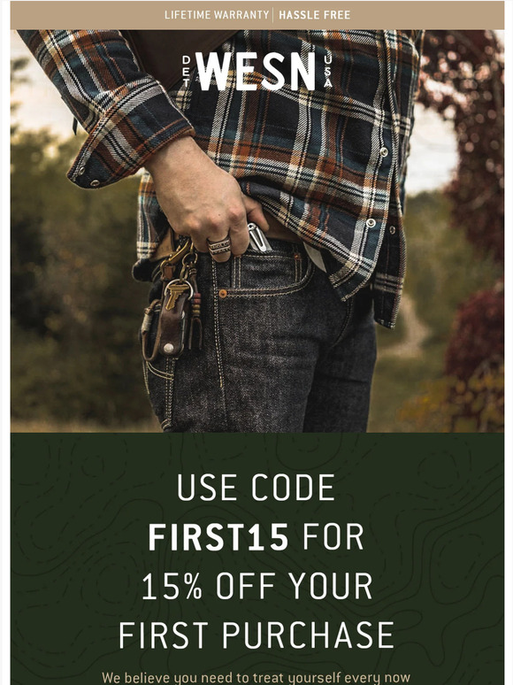 24 Hours Only - Save 15% Off Now at WESN