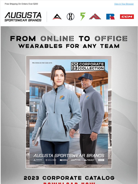 Augusta Sportswear The 2023 Corporate Catalog is HERE! Milled