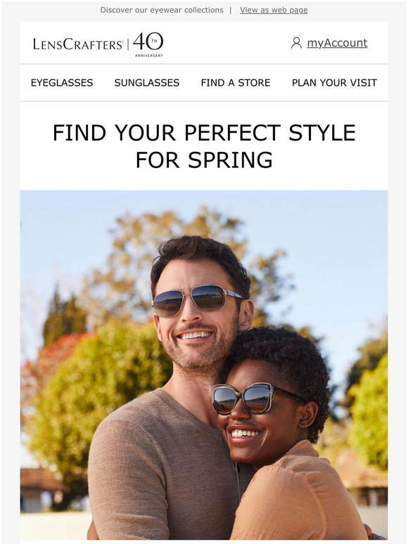 LensCrafters A new pair for spring Milled