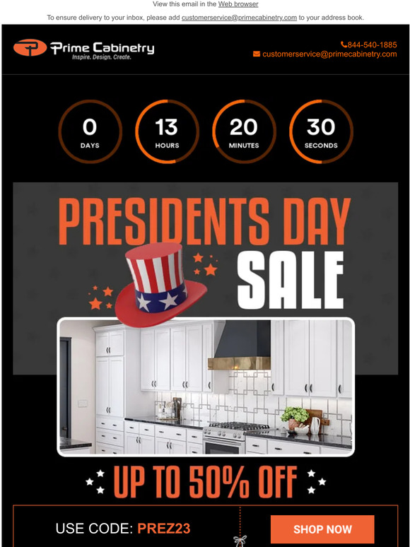 Limited Time Offer: Presidents’ Day Deals Ends Today!