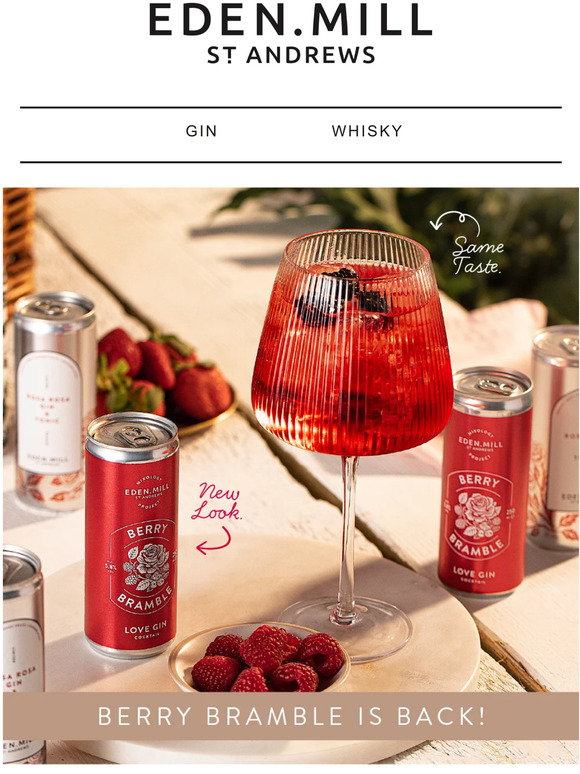 Eden Mill Berry Bramble is back with a new look! 🍓 Milled