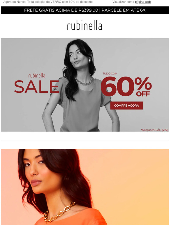 Atualizamos a SALE: Tudo com 60%OFF, vem aproveitar! 🔥🔥🔥
