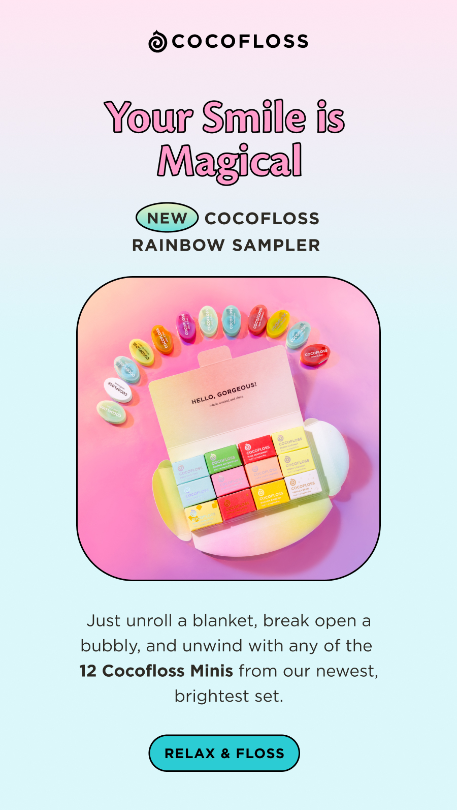 Cocofloss NEW Cocofloss Rainbow Sampler 🌈 Milled