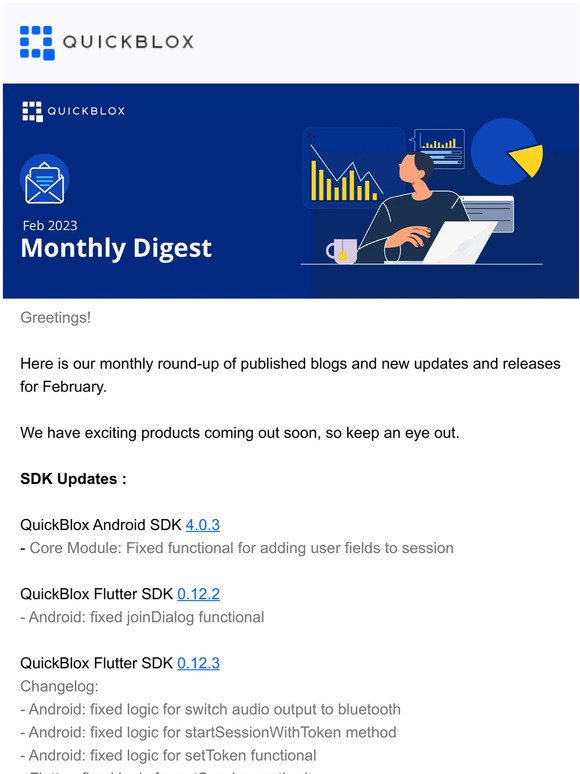 QuickBlox Monthly Digest