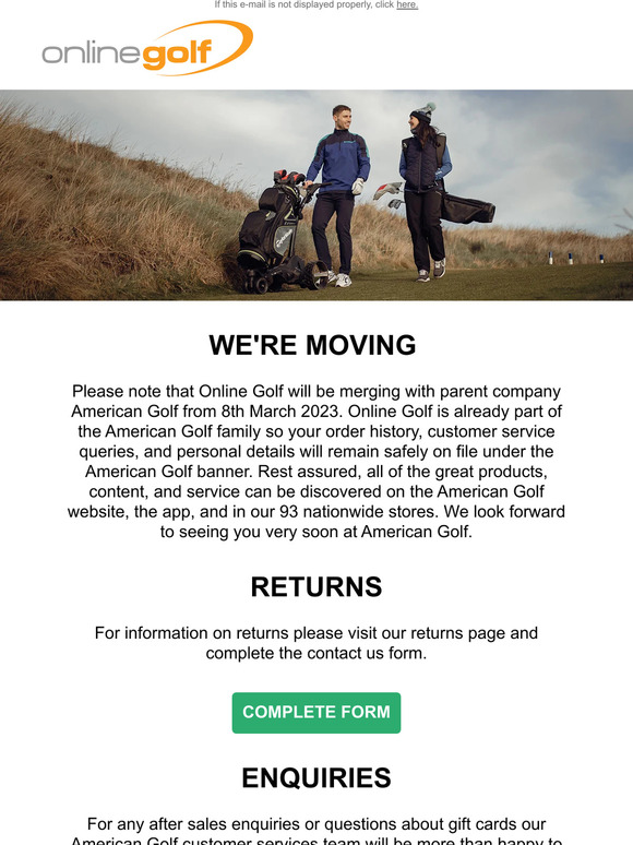 We're Moving