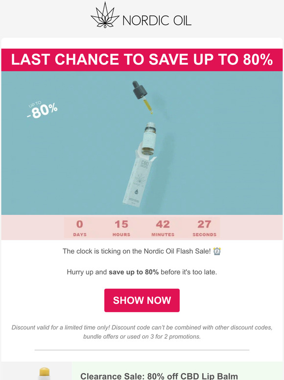 SPAR OP TIL 80%