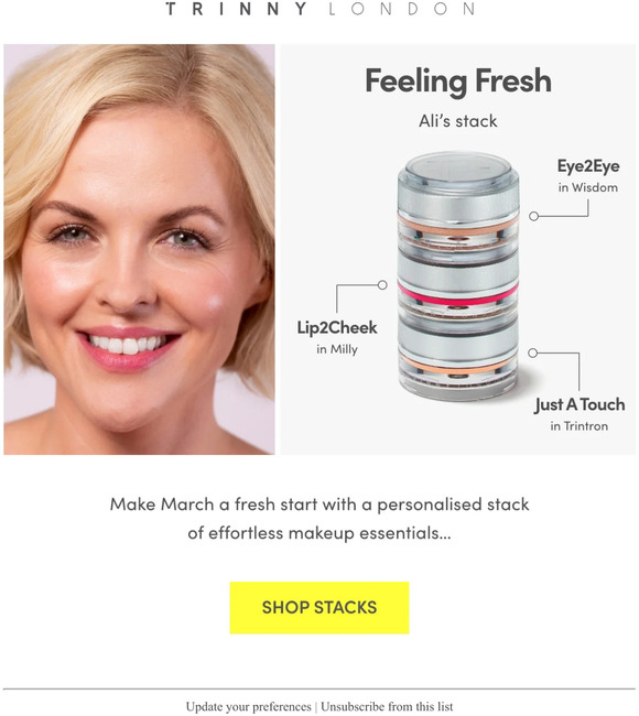 Trinny London Your March refresh Milled