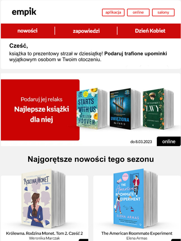 Książki zamiast kwiatów 📚