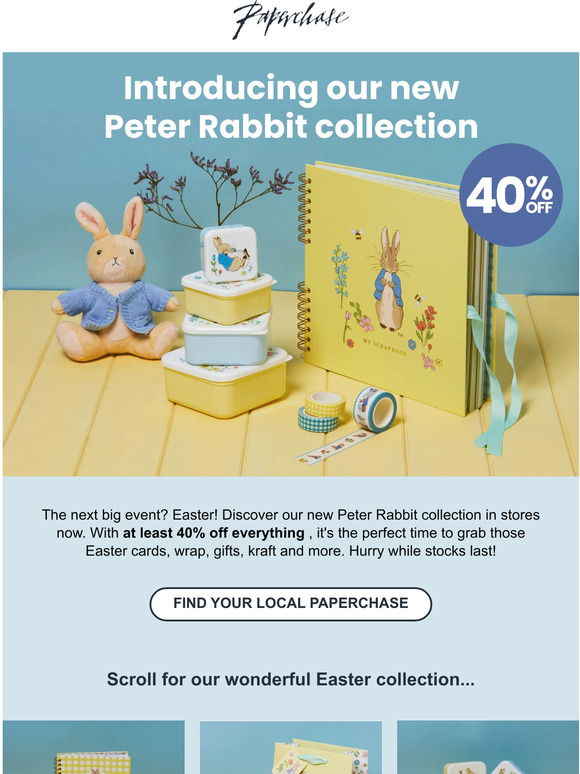 Our new collection: Peter Rabbit