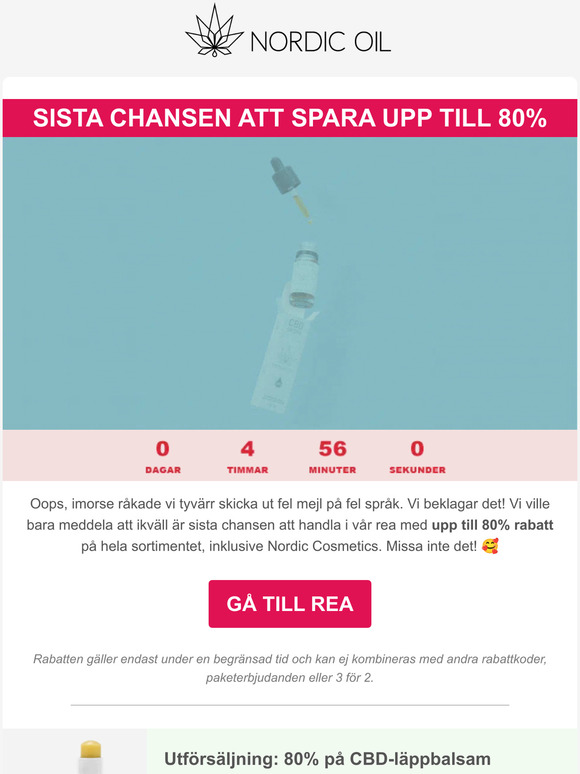 Upp till 80% på ALLT 😍