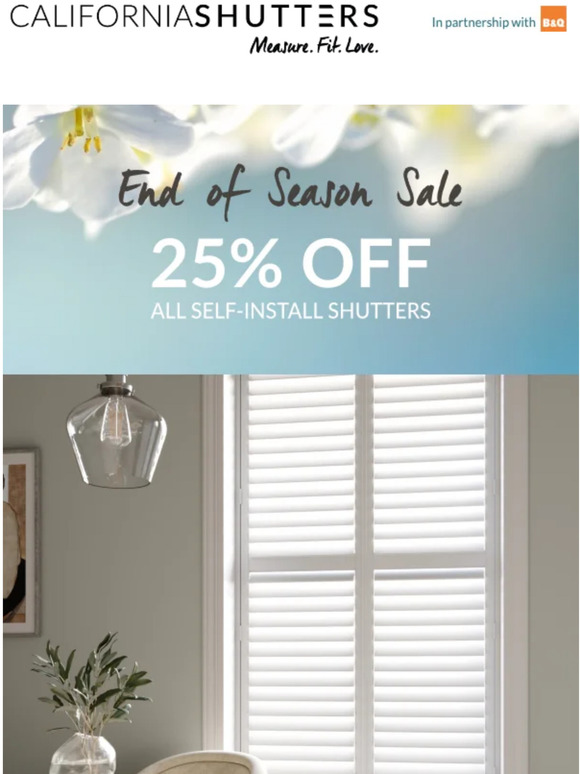 End of Season Savings