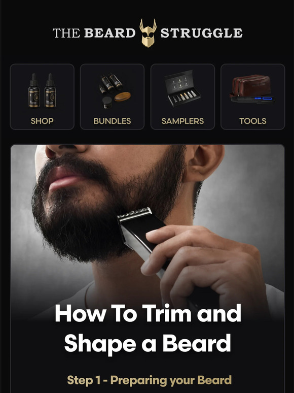 The Beard Struggle: How To Trim & Shape A Beard Like A BOSS! 😎 | Milled