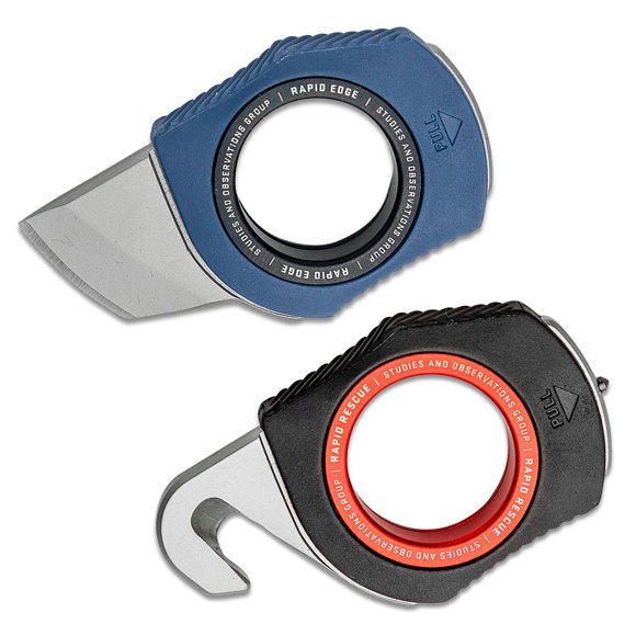 SOG Rapid Edge Neck Knives and Rapid Rescue Strap Cutters