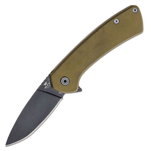 Buck USA-Made OD Green Onset Flipper