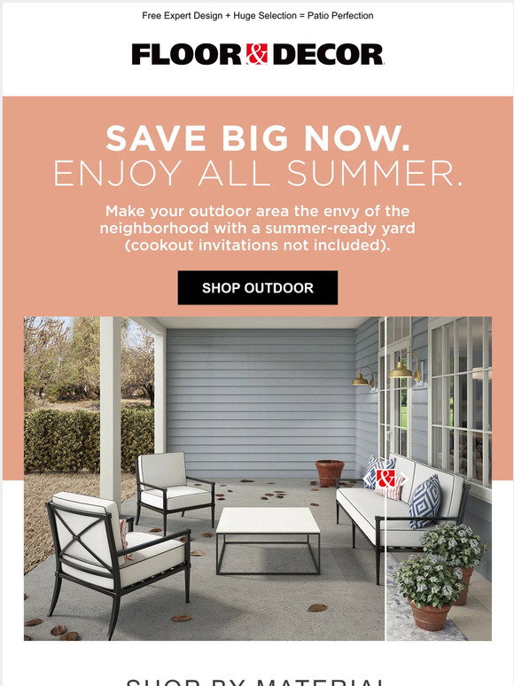 Floor & Decor: Beautiful backyards start at Floor & Decor. | Milled