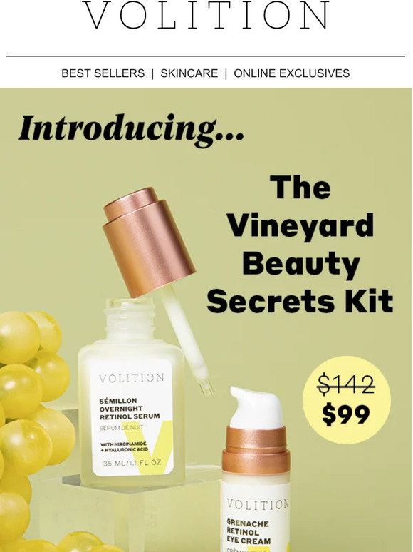 Volition Beauty Our BIGGEST Savings on Our Best Selling Retinol