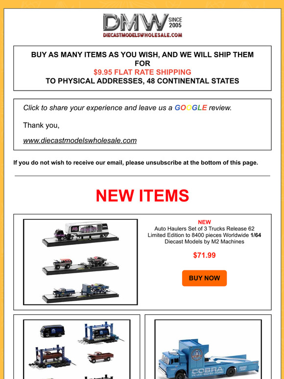 New Arrivals & Back in Stock Notification