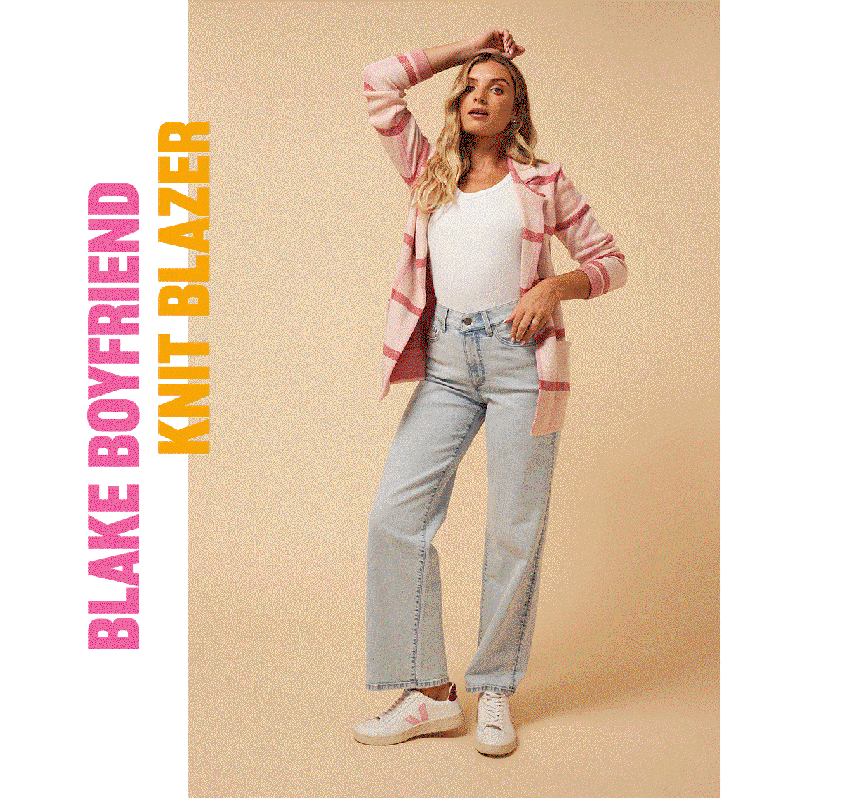 Blake Boyfriend Knit Blazer
