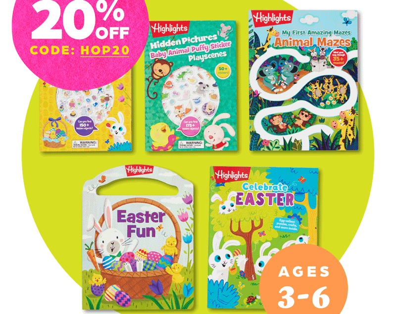Highlights for Children 🐰🏆 Build the best basket ever with code HOP20