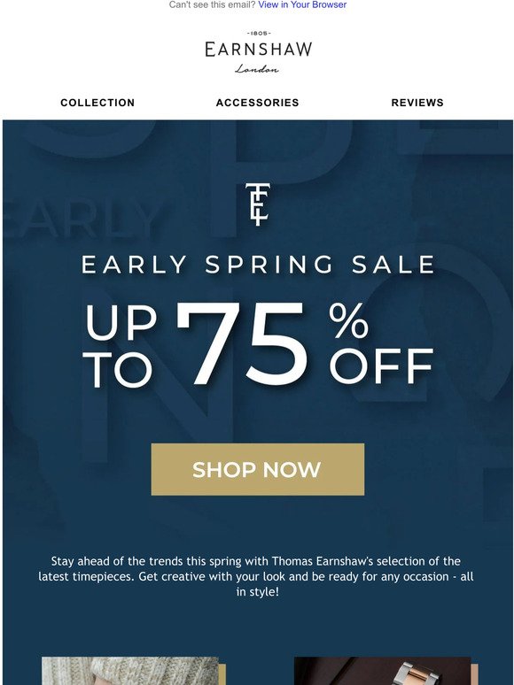 Up To 75% Off