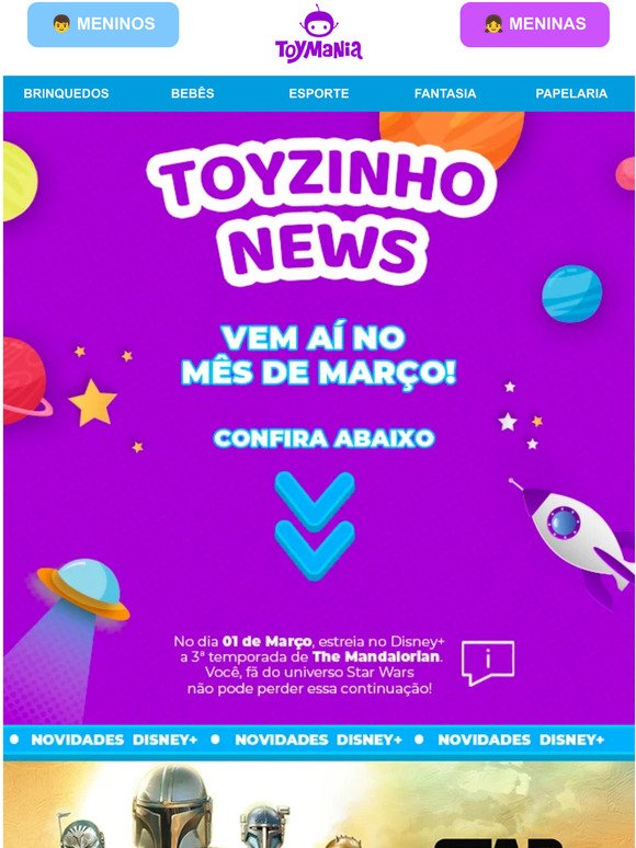 Toyzinho News! Novidades de Março 📰