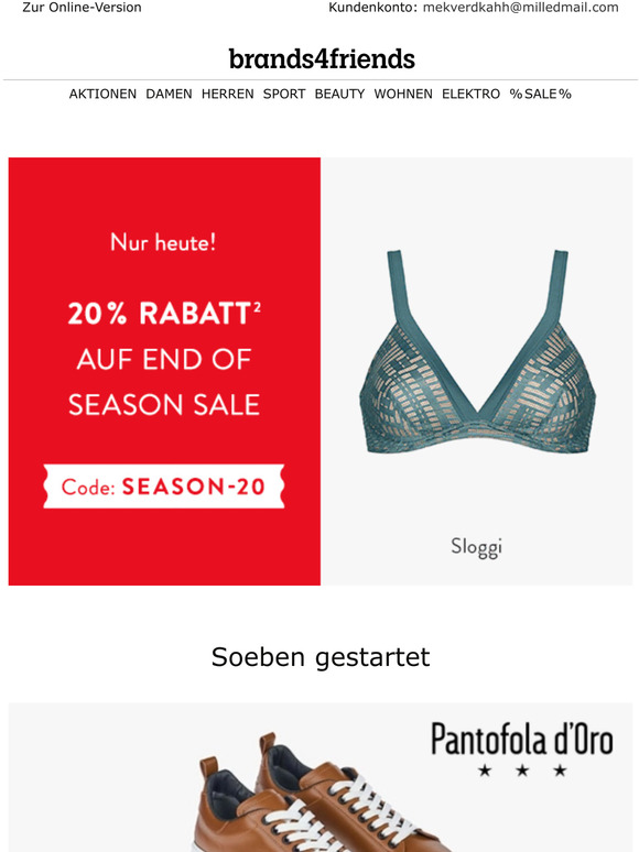END OF SEASON-SALE: 20% EXTRA | Pantofola d'Oro -45% ● KTM, Crazy Boxer, Freegun -55% ● Light Shades
