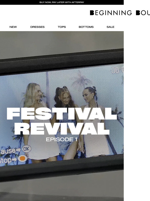 Your Festival Revival Has Arrived 🔥🥵