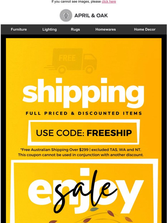 Just for you: FREE Shipping on your order!