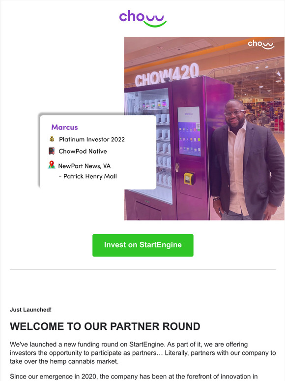 Invest in Chow420 on StartEngine 🏪