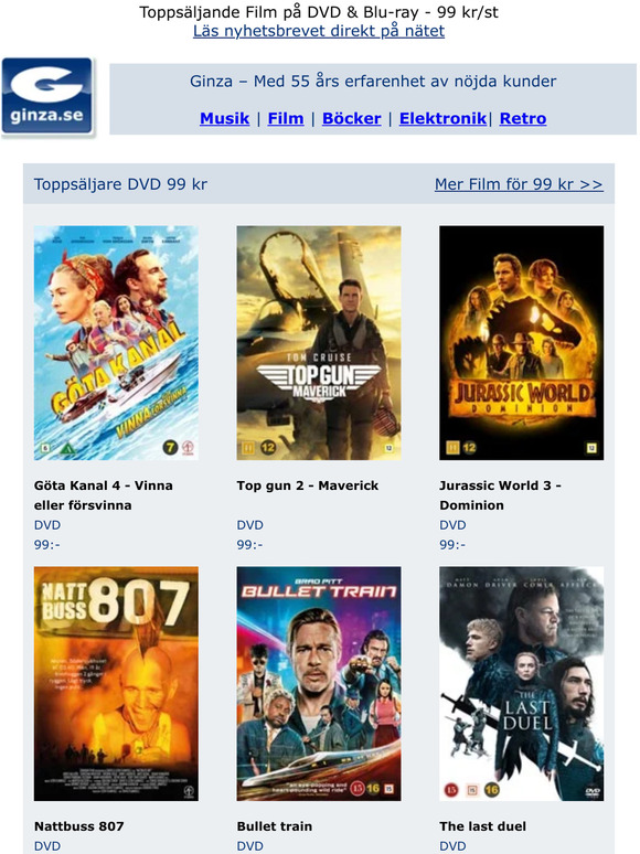 Toppsäljande Film för 99 kr | Familjen Macahan - Restaurerad | Filmnyheter från Ginza