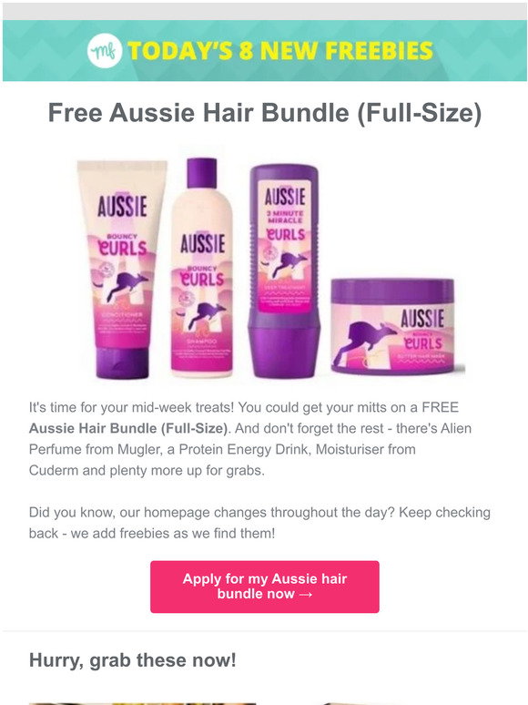 MagicFreebies: Free Aussie Hair Bundle (Full-Size) | Milled