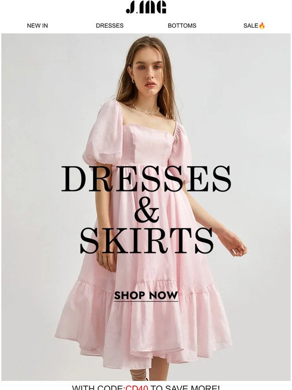 👗Say hello to dresses and skirts!