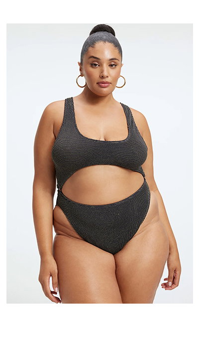 ALWAYS FITS METALLIC MONOKINI