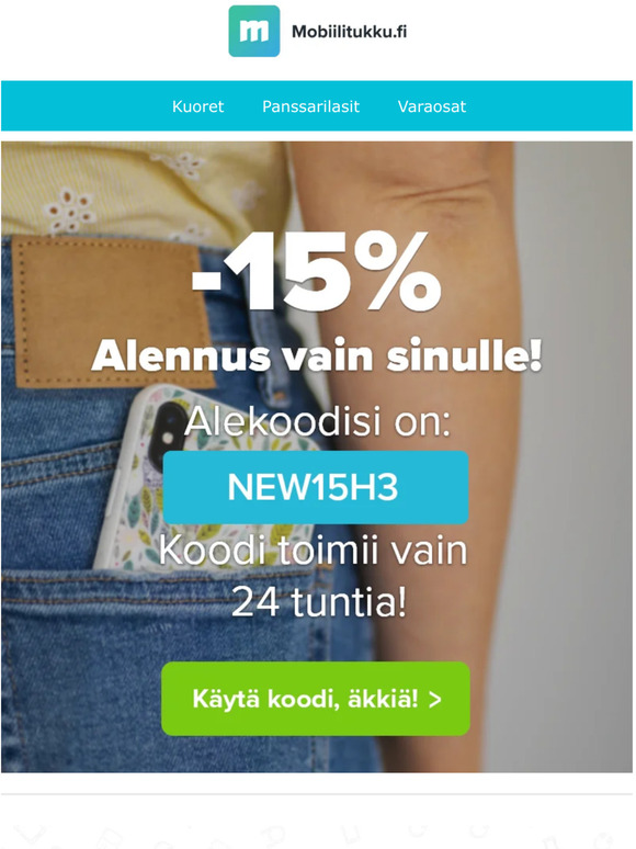 -15% ALE! TÄTÄ EI KANNATA MISSATA! ⚠️