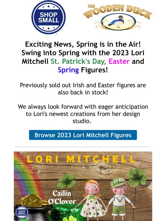 🐰 Just In, New Lori Mitchell Spring Figures!!  ﻿ ﻿  ​