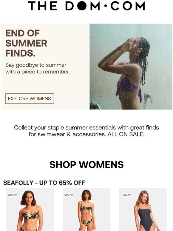 Shop all women's end of summer sale, up to 80% off!