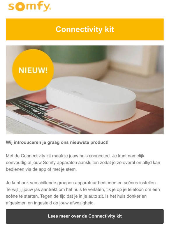 NIEUW: Connectivity kit - jouw afstandsbediening op je telefoon