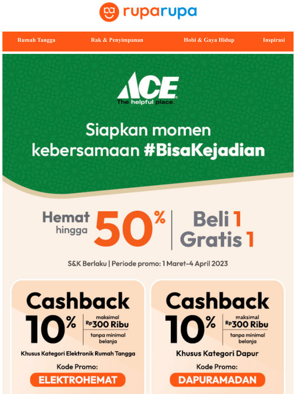 CASHBACK Tanpa Min Belanja 🔥