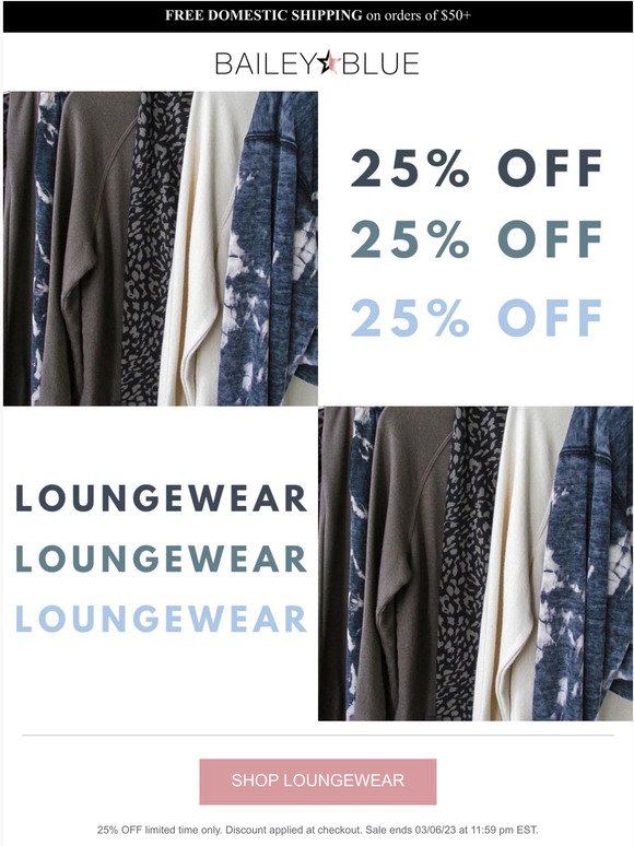 Get Comfy & Relax ✨25% OFF Timeless Loungewear Pieces