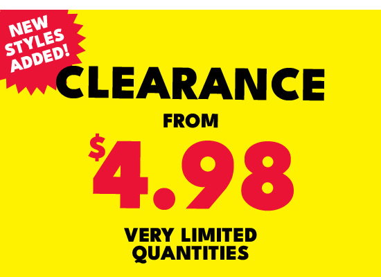 Clearance Sale