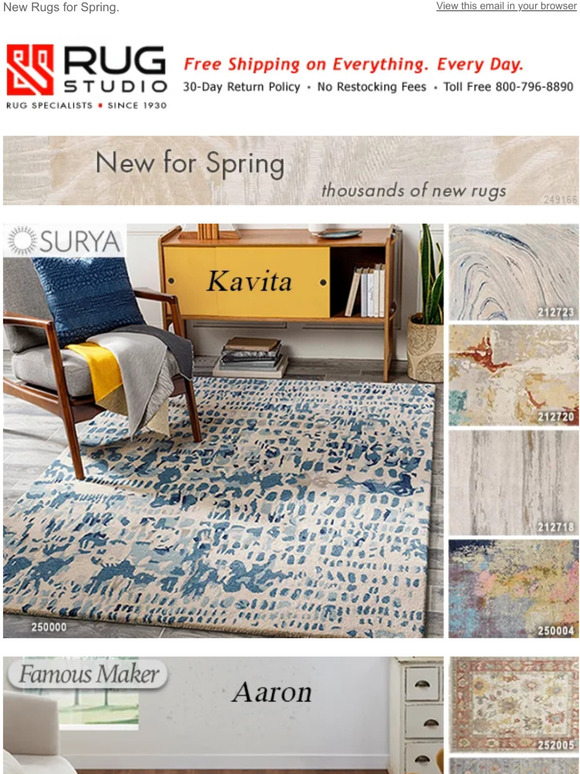 New Arrivals for Spring