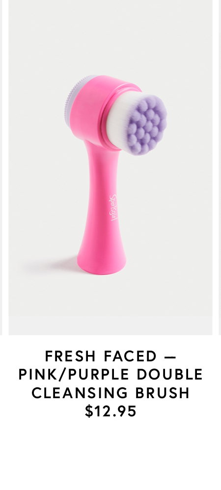 Double cleansing brush