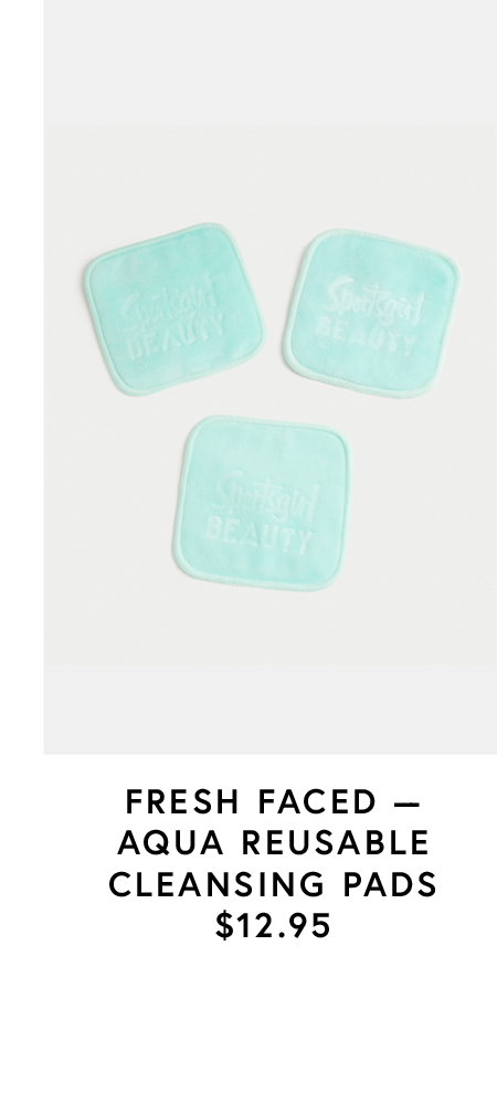 Aqua reusable cleansing pads
