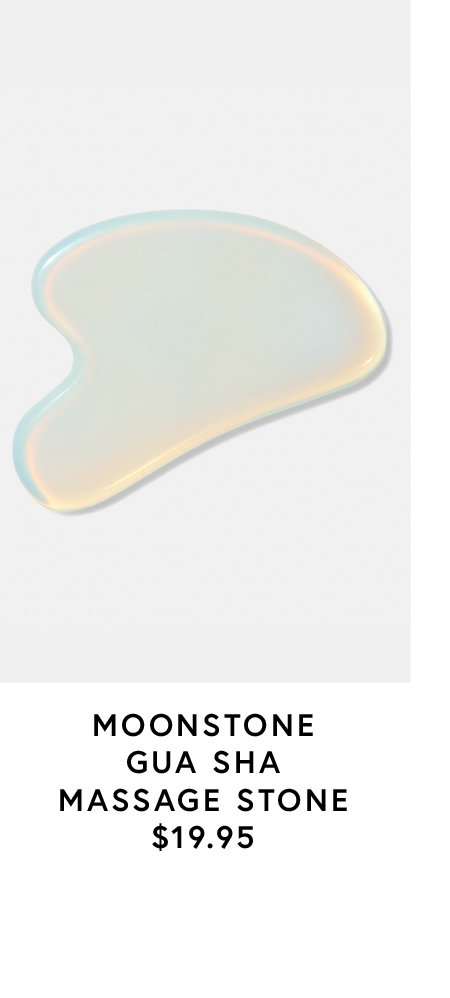 Moonstone gua sha massage stone