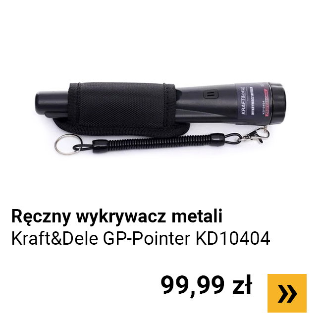 Ręczny wykrywacz metali Kraft&Dele