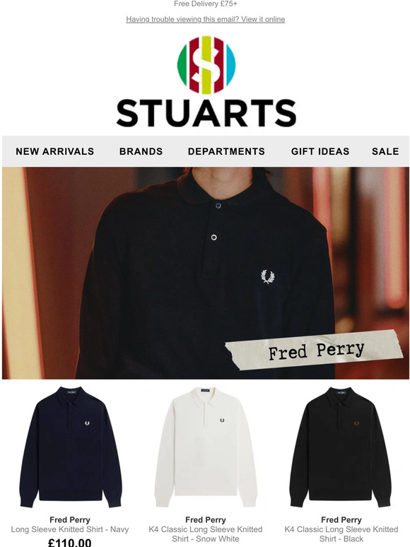 Arrivals from Fred Perry, Carhartt WIP & more...👌